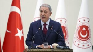 Turkish Defence chief Akar stated that that Türkiye is determined in the fight against terrorism and aims to ensure Syrians in Türkiye return to their land voluntarily, safely and with dignity.