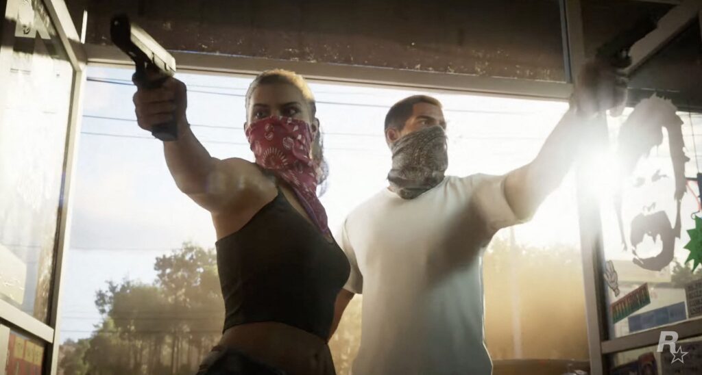 This handout courtesy of Rockstar Games shows a video grab of the trailer of Grand Theft Auto 6 video game, Dec. 4, 2023. (AFP Photo)